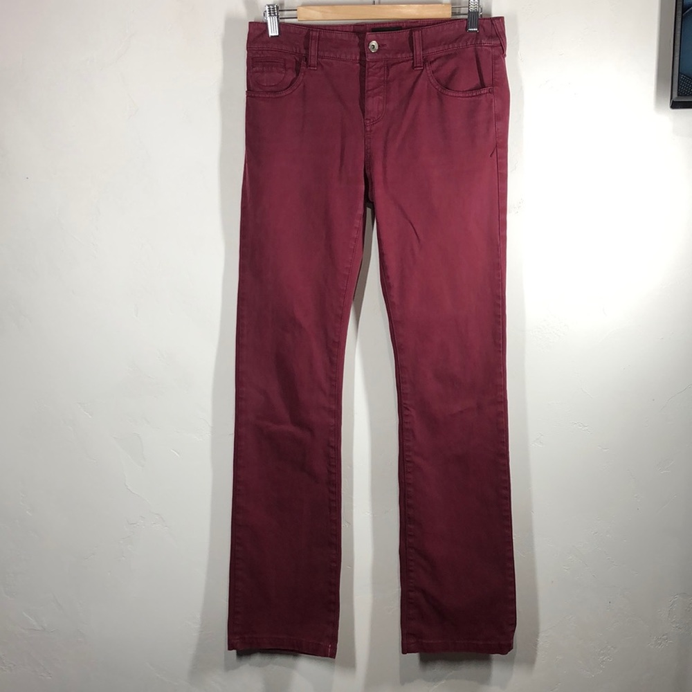 Emporio Armani Cameron maroon pants size 28